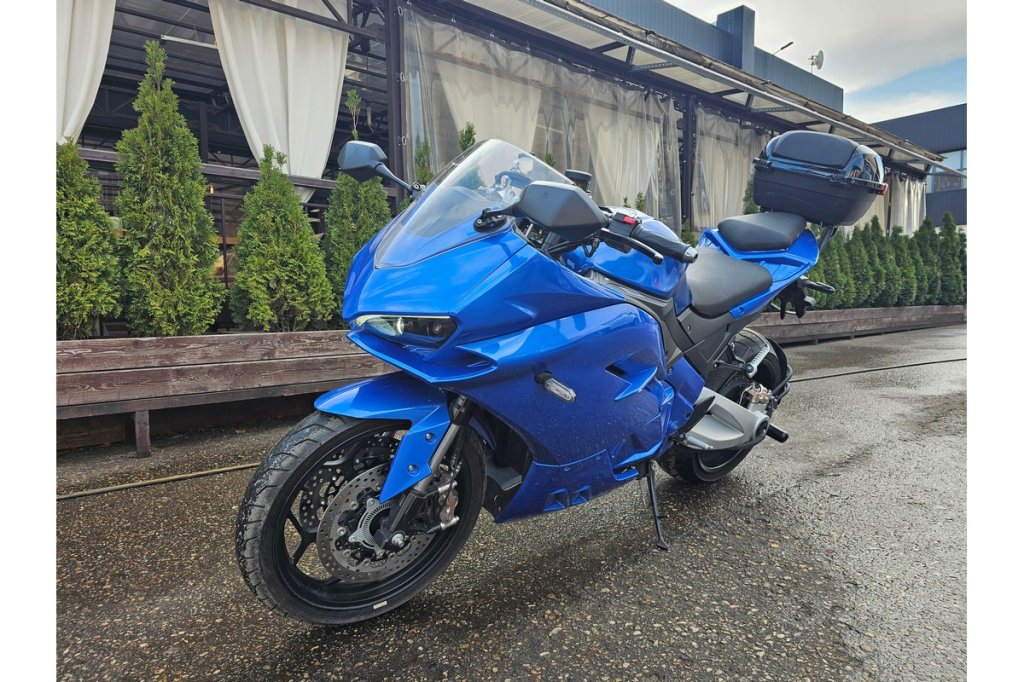 Электромотоцикл Panigale 8000W МК (синий)